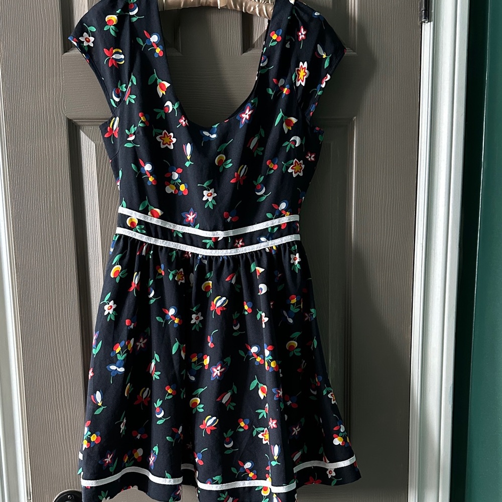 Floral Lucca Couture Lined Dress